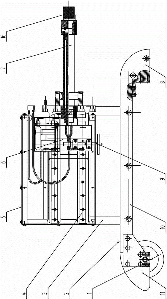 Auxiliary conveying mechanism of automatic metal round-link chain flash butt welder