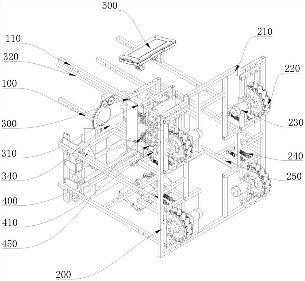 An underground obstacle-surpassing mobile robot