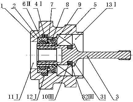 Mechanical sealing device of high-speed high-pressure hydraulic pump