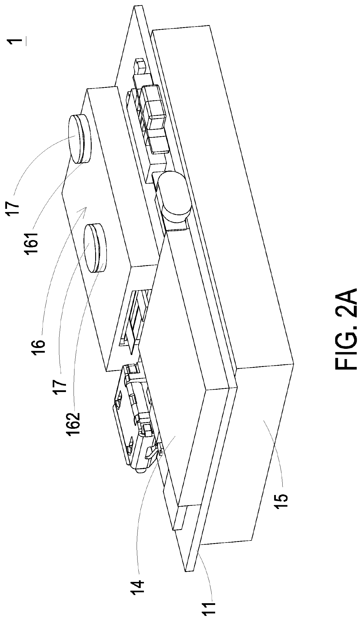 Device having actuating and sensing module