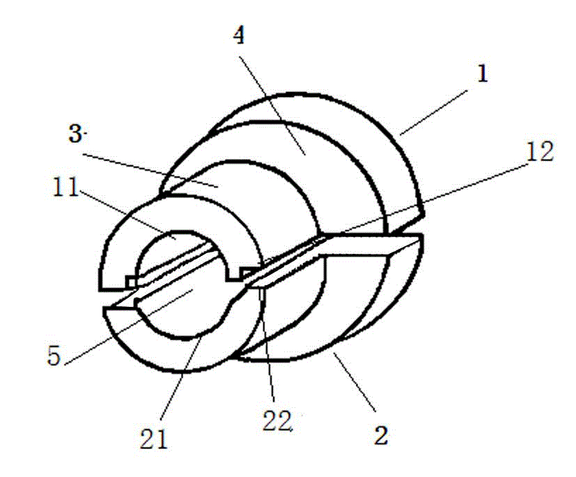 Cable core longitudinal wrapping production line and cable core longitudinal wrapping sizing die device