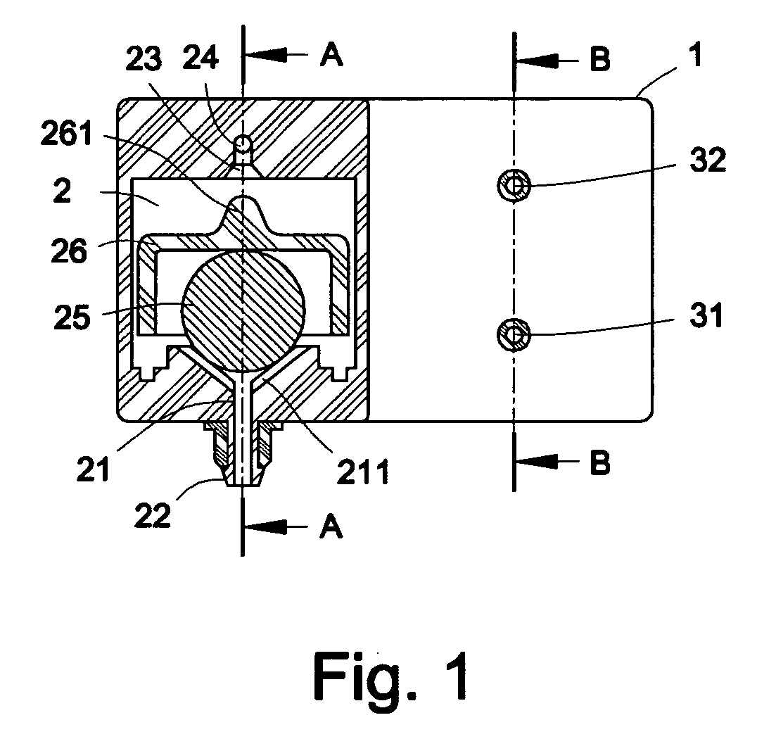 Device combing fuel control valve and carbon canister, or fuel tank
