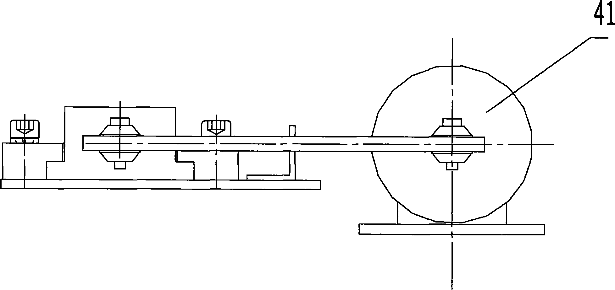 Anti-secondary hit device of drop hammer impact tester