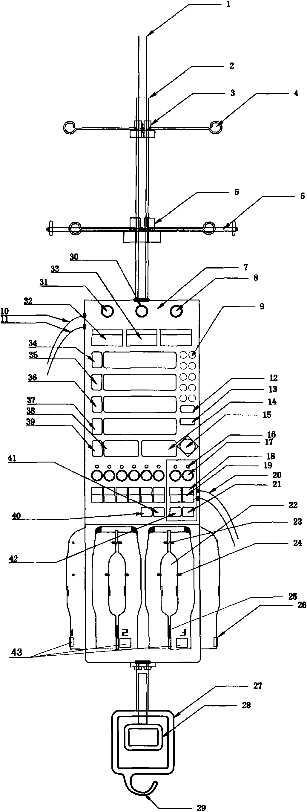 Vein continuous infusion intelligent controller and application method thereof