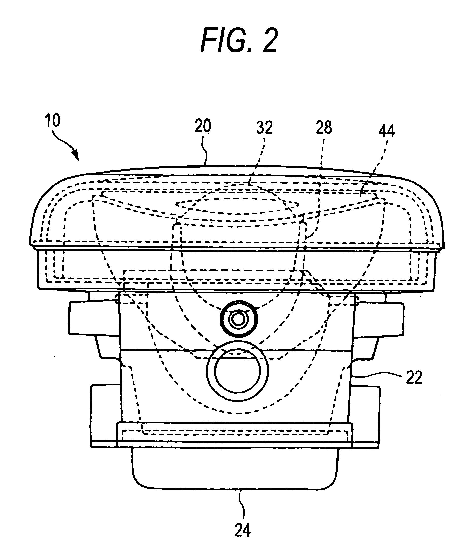 Projector-type lamp unit for vehicle