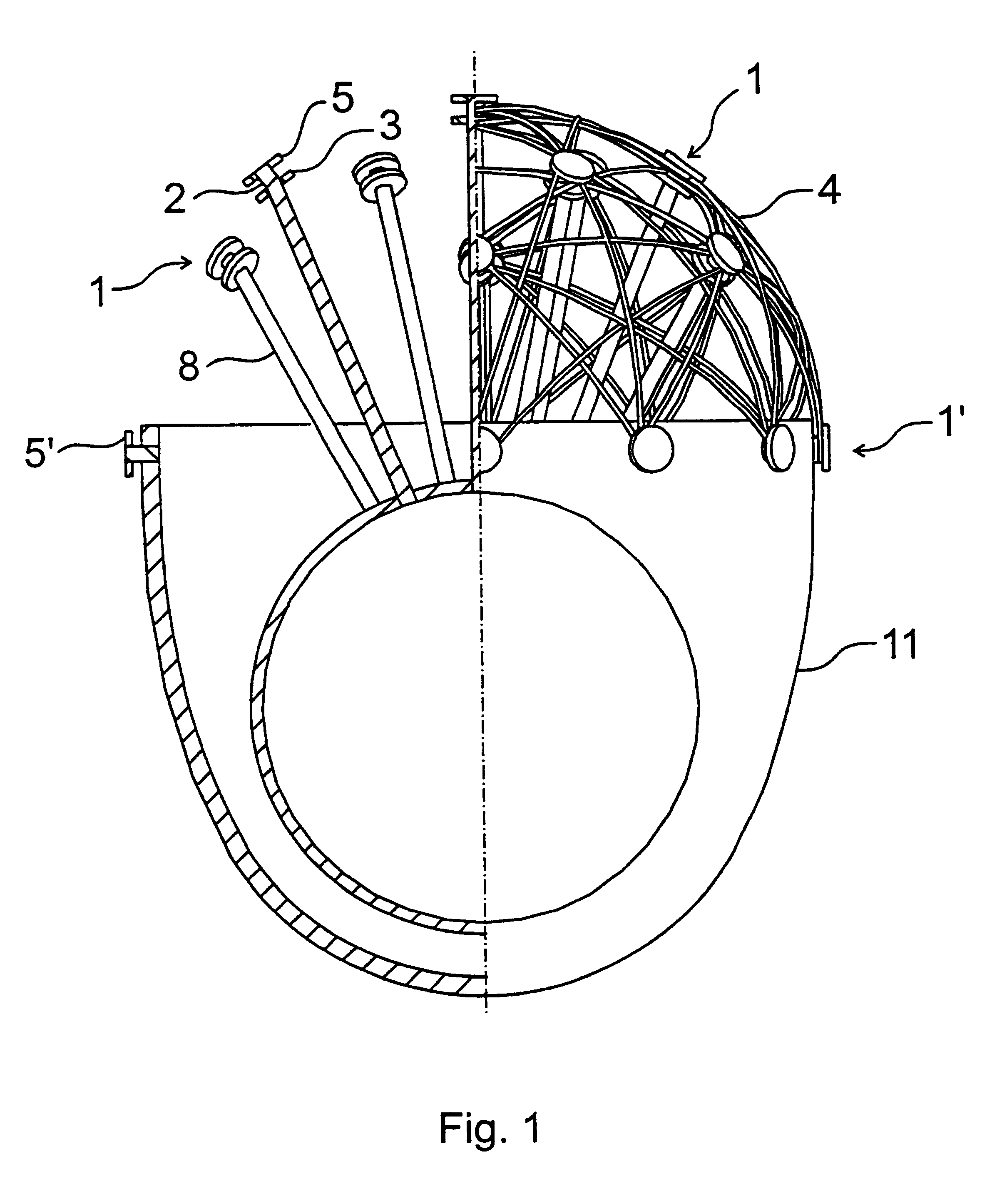 Mesh jewel and method for manufacturing thereof