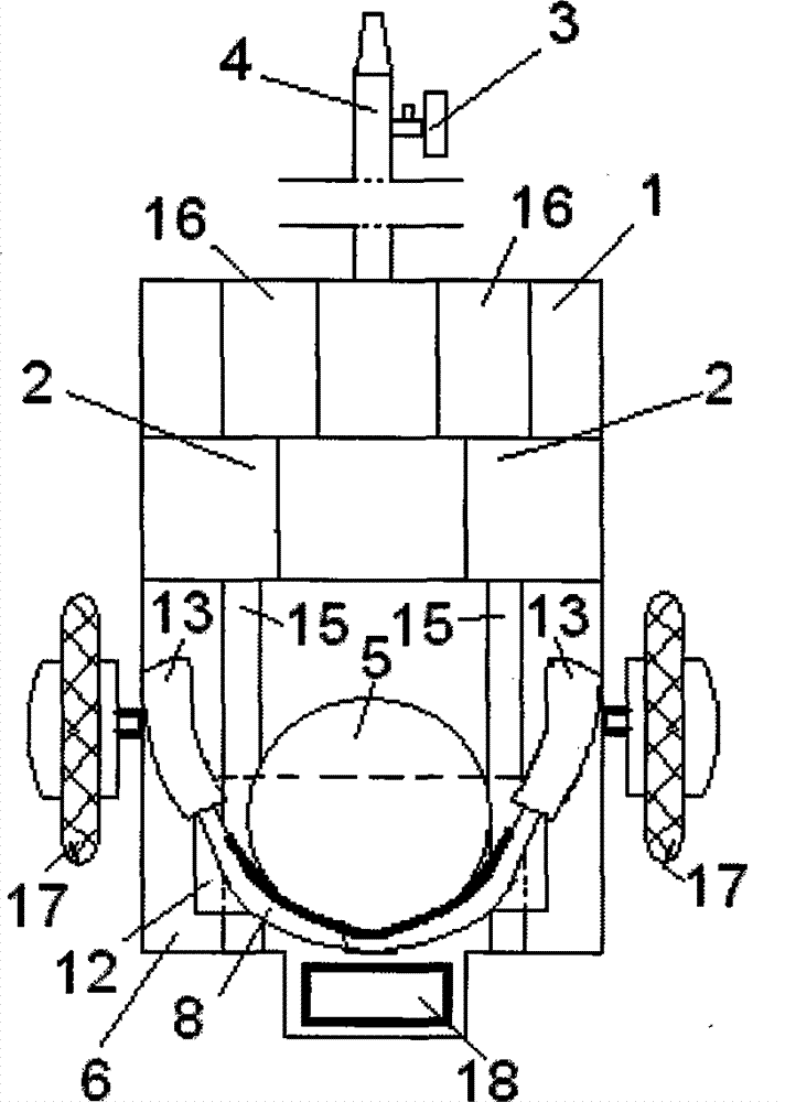 Device convenient for electrically conveying pregnant women to be examined, supporting abdomens and eliminating edema of lower limbs