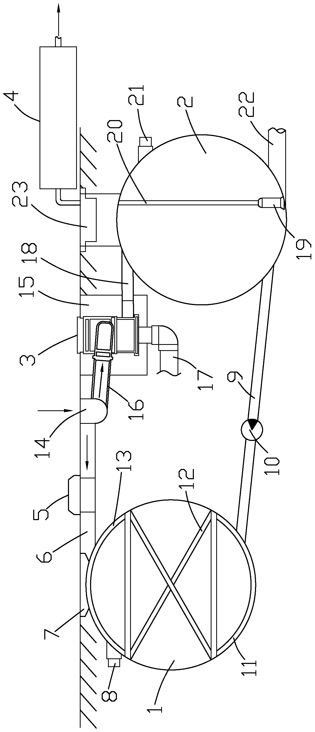 A sponge city flood storage and reuse system and its construction method