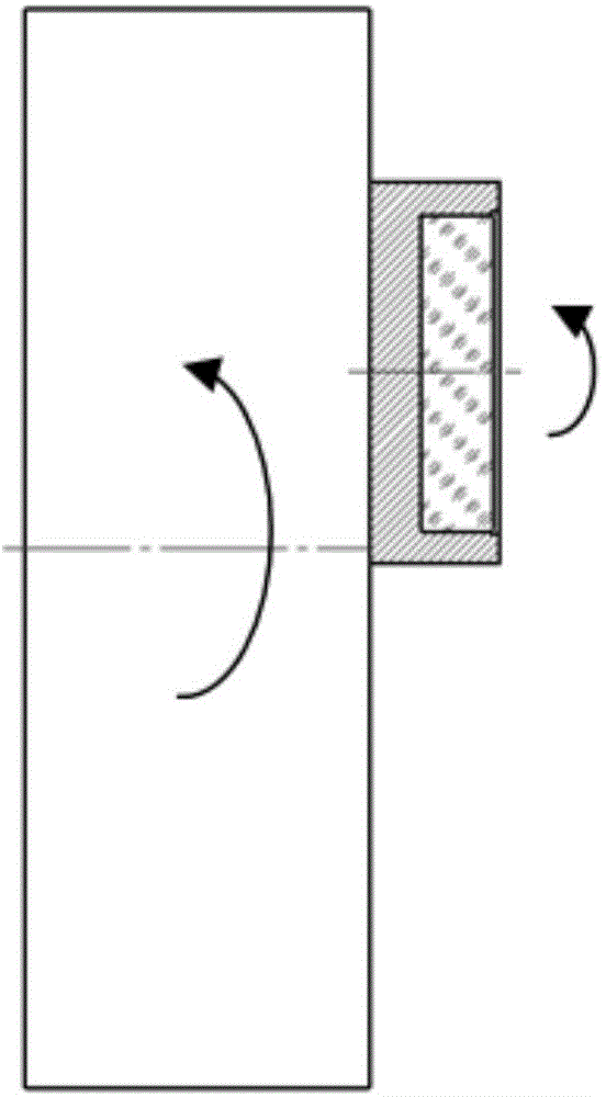 Vertically-placed coating clamp