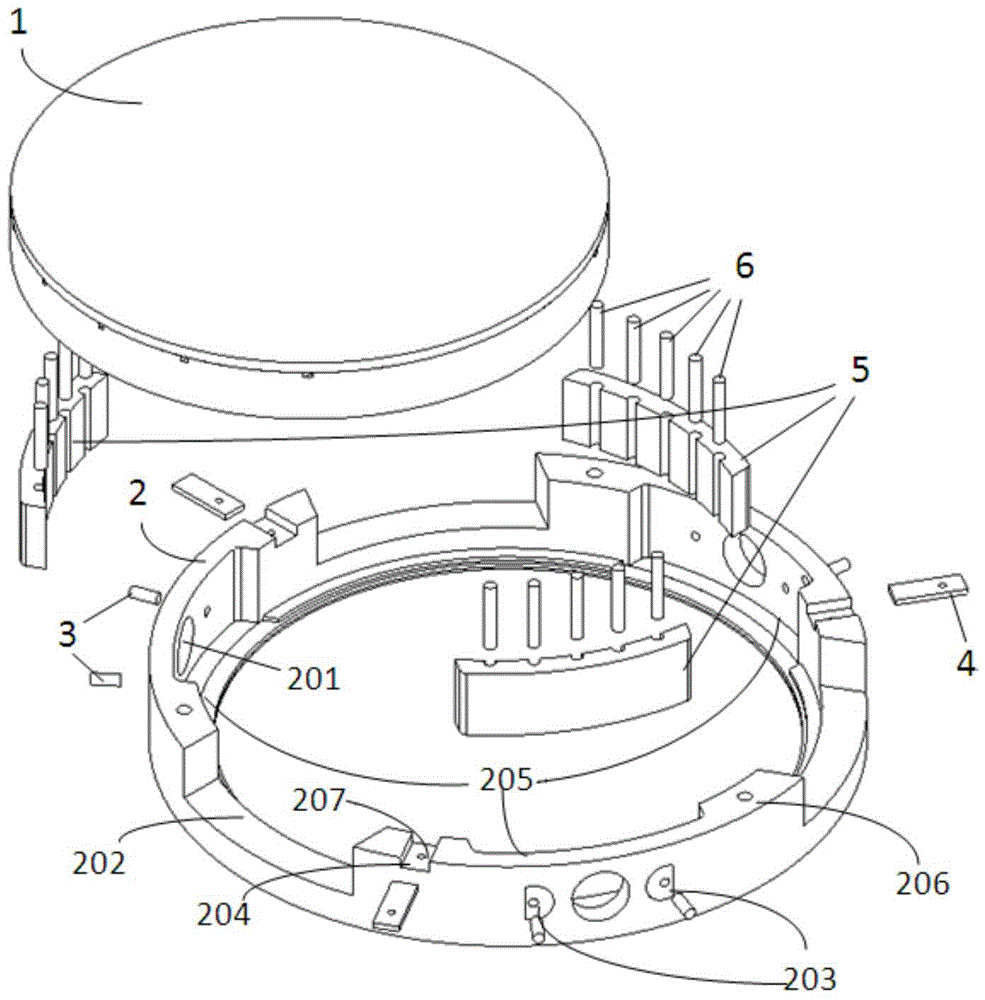 Vertically-placed coating clamp