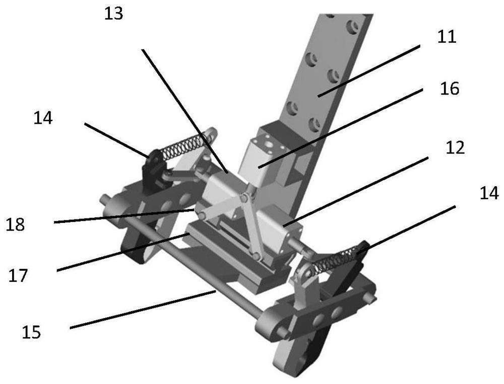 A weight handling robot used for platform scale measurement and detection