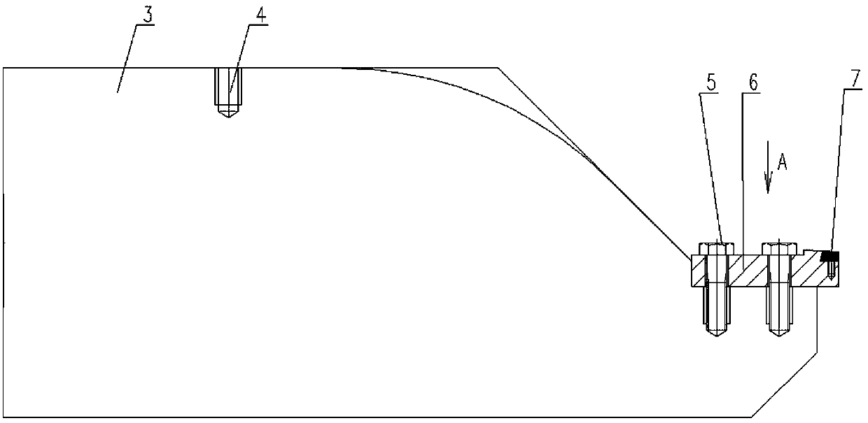 Method for machining deep narrow annular groove in step end face of stepped shaft