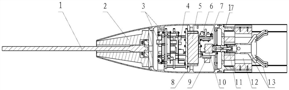 Autonomous underwater vehicle based on optical fiber communication buoy