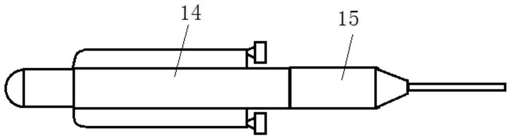 Autonomous underwater vehicle based on optical fiber communication buoy