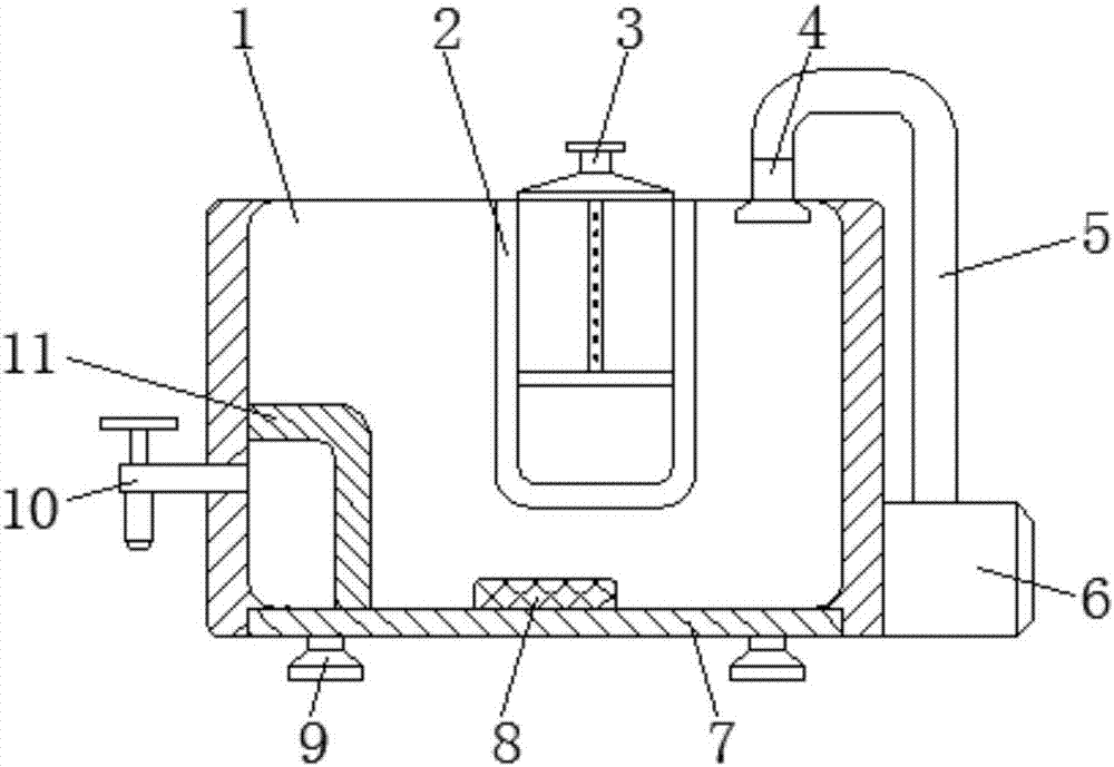 Traditional Chinese medicine decoction device capable of filtering and deodorizing