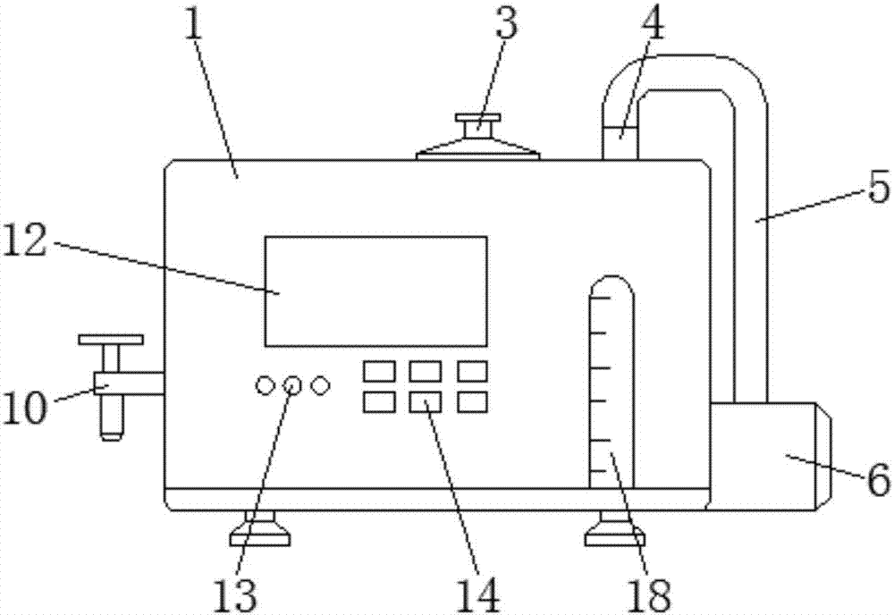 Traditional Chinese medicine decoction device capable of filtering and deodorizing