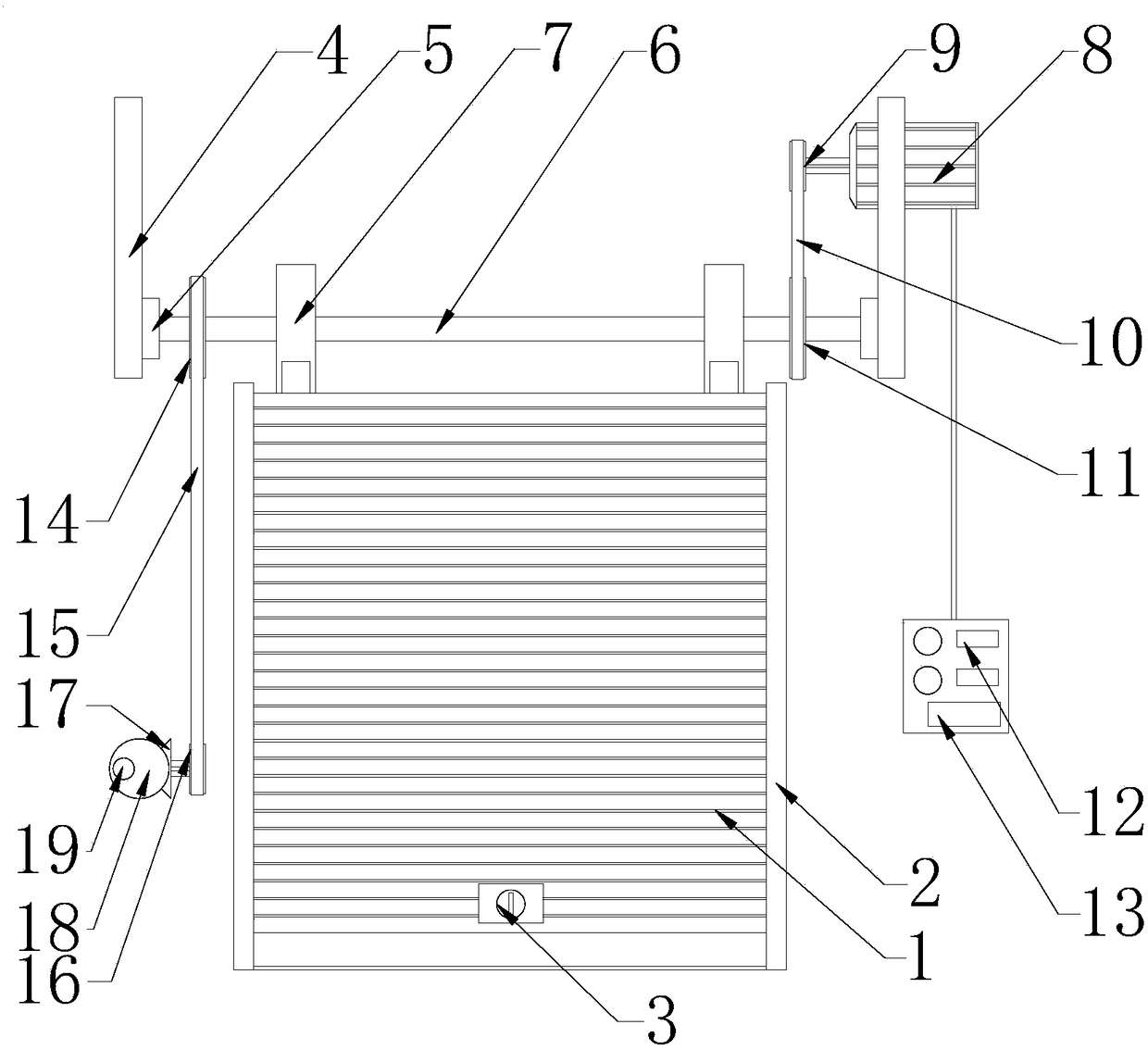 Safe and anti-theft electric rolling gate