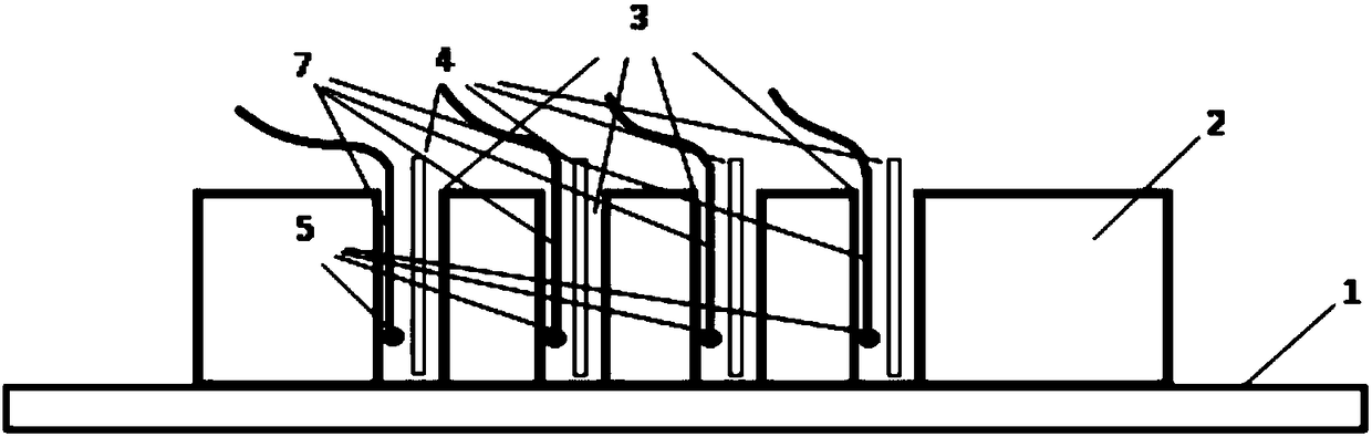 A surface resistance test probe and its test device and surface resistance test method