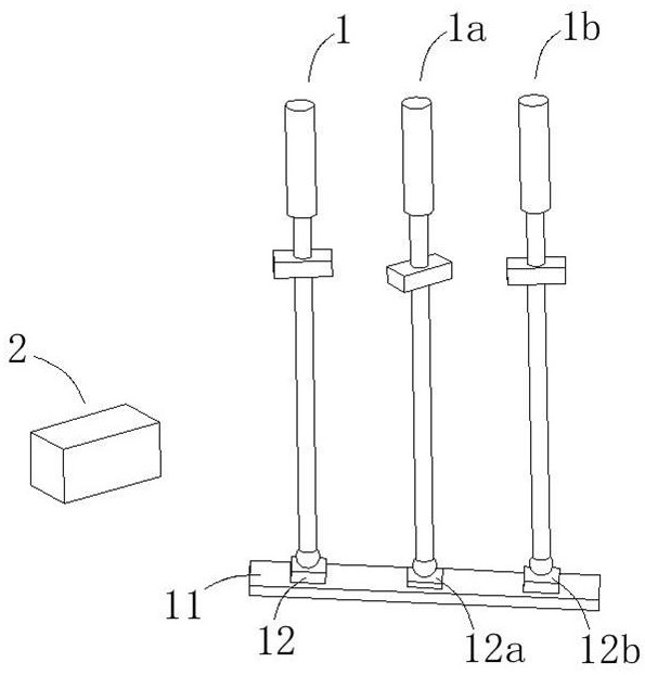 Probe driving structure of adjustable probe card device