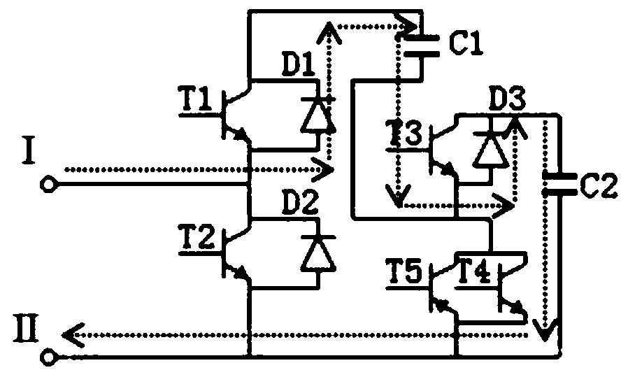 MMC system and working method with the ability to quickly start and suppress DC voltage drops