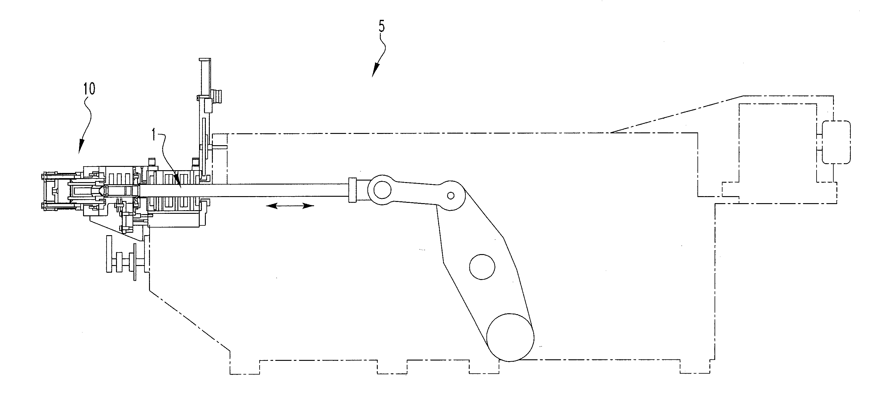 Bodymaker and double action domer assembly with staged piston