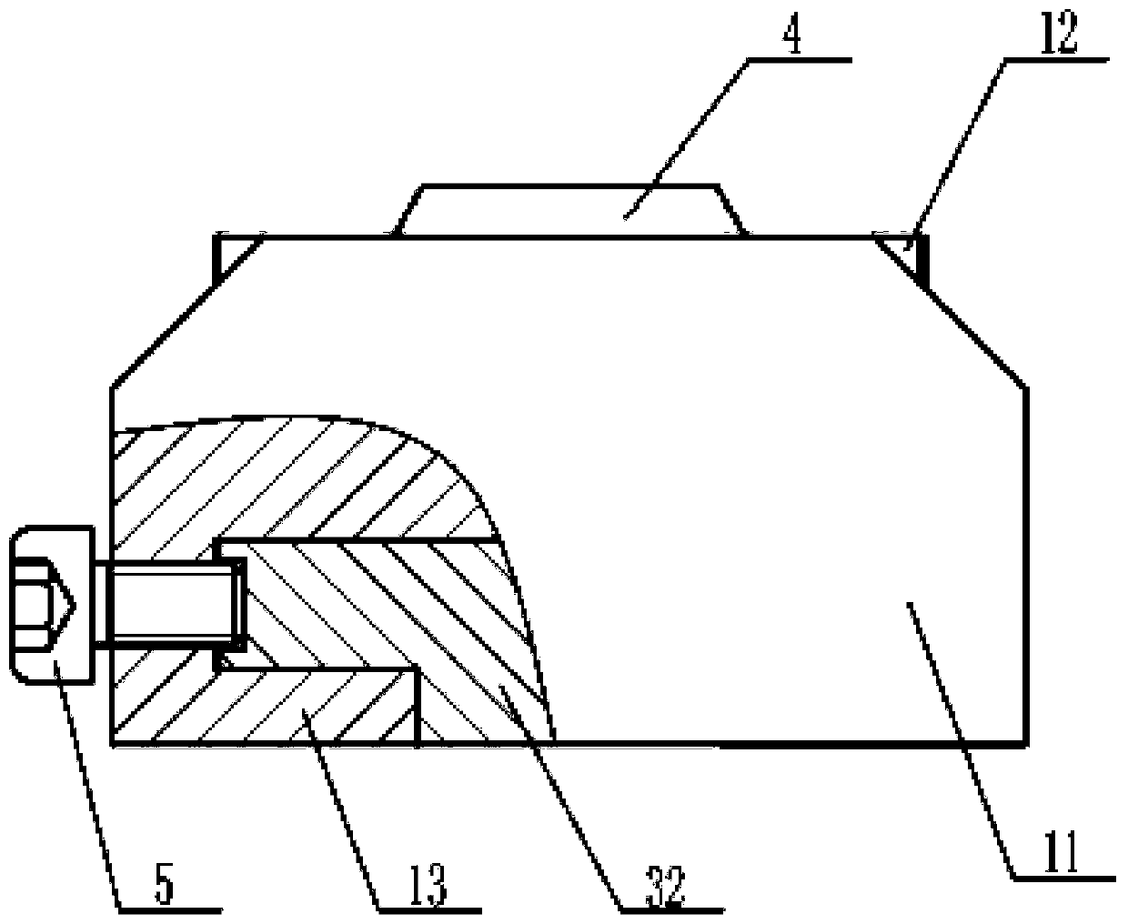 Micro clamp device with adjustable and controllable internal stress