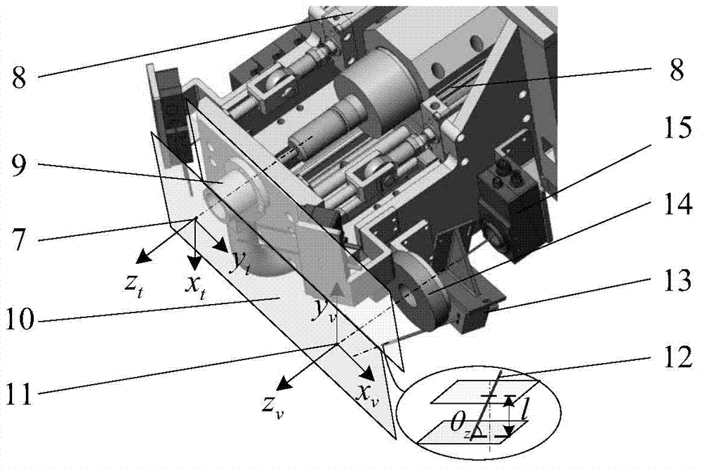 Mobile hole-making robot standard alignment method based on high precision industrial camera