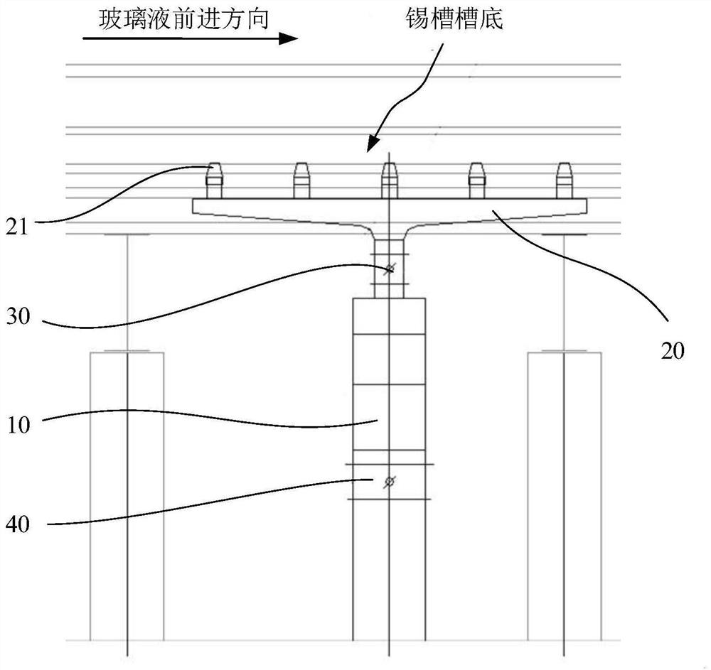 Tin bath ventilation device, tin bath cooling system and tin bath