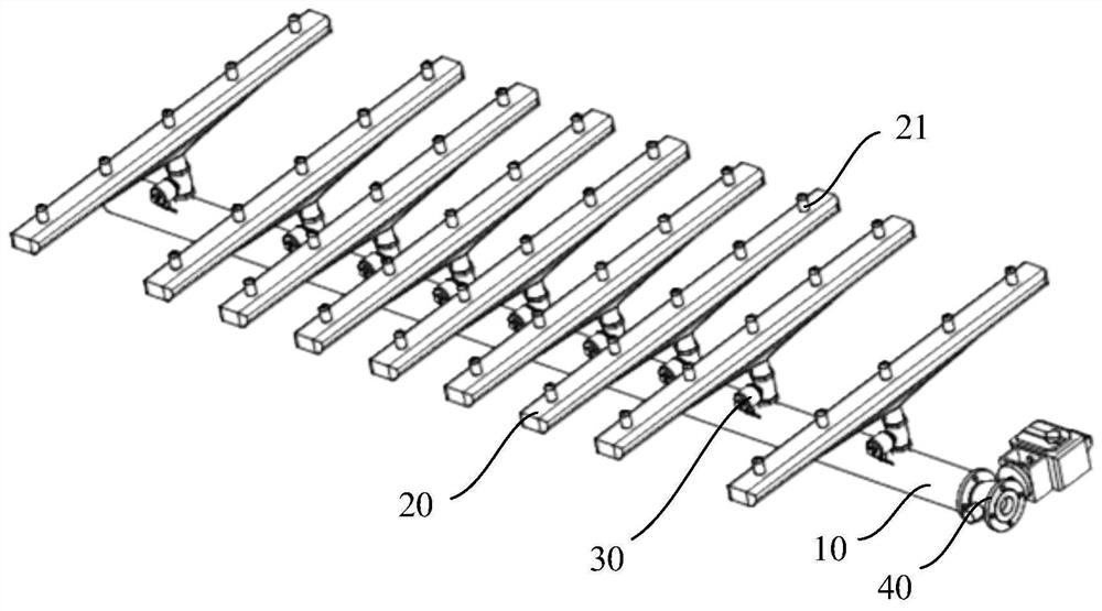 Tin bath ventilation device, tin bath cooling system and tin bath