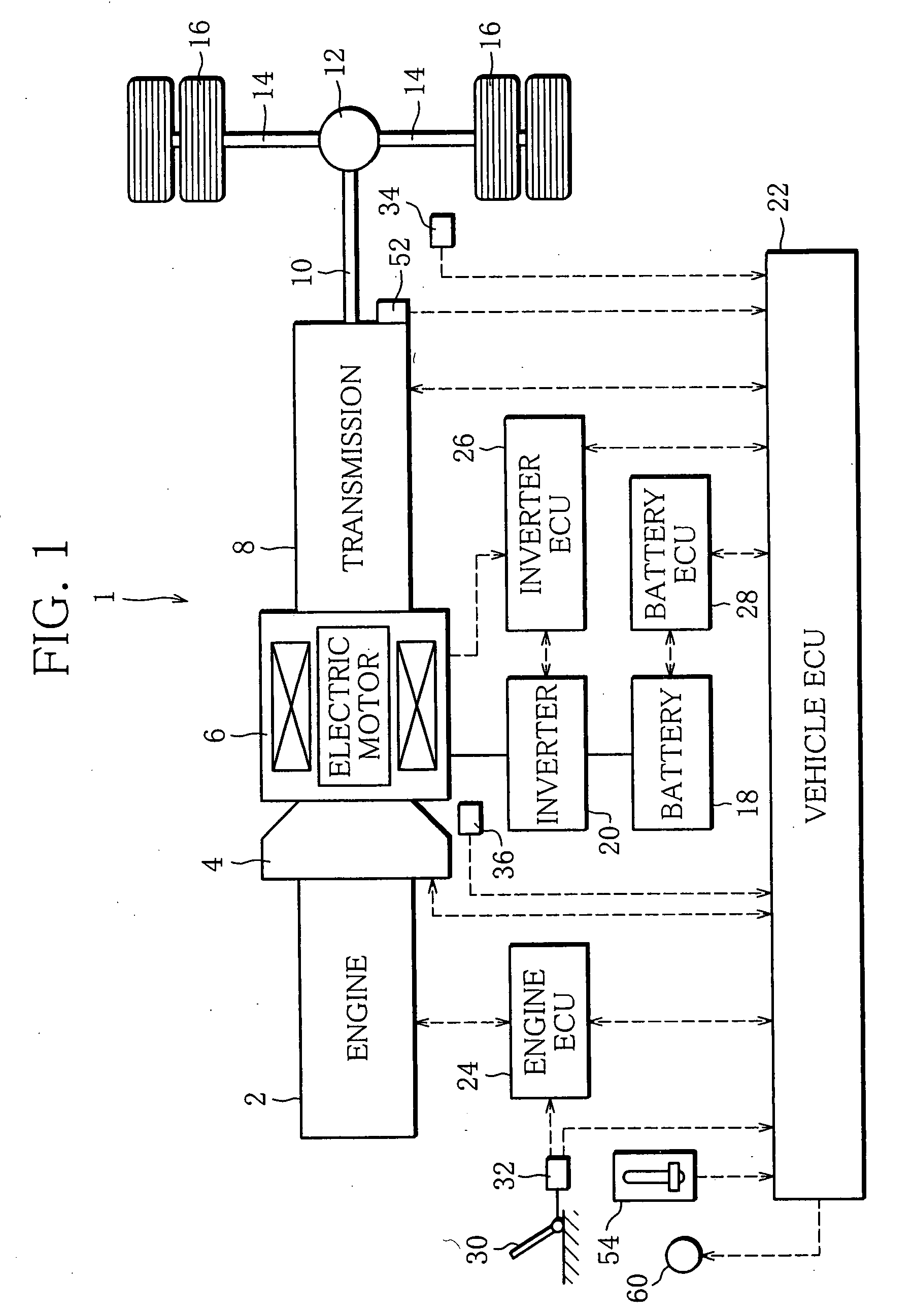 Control device for an electric vehicle