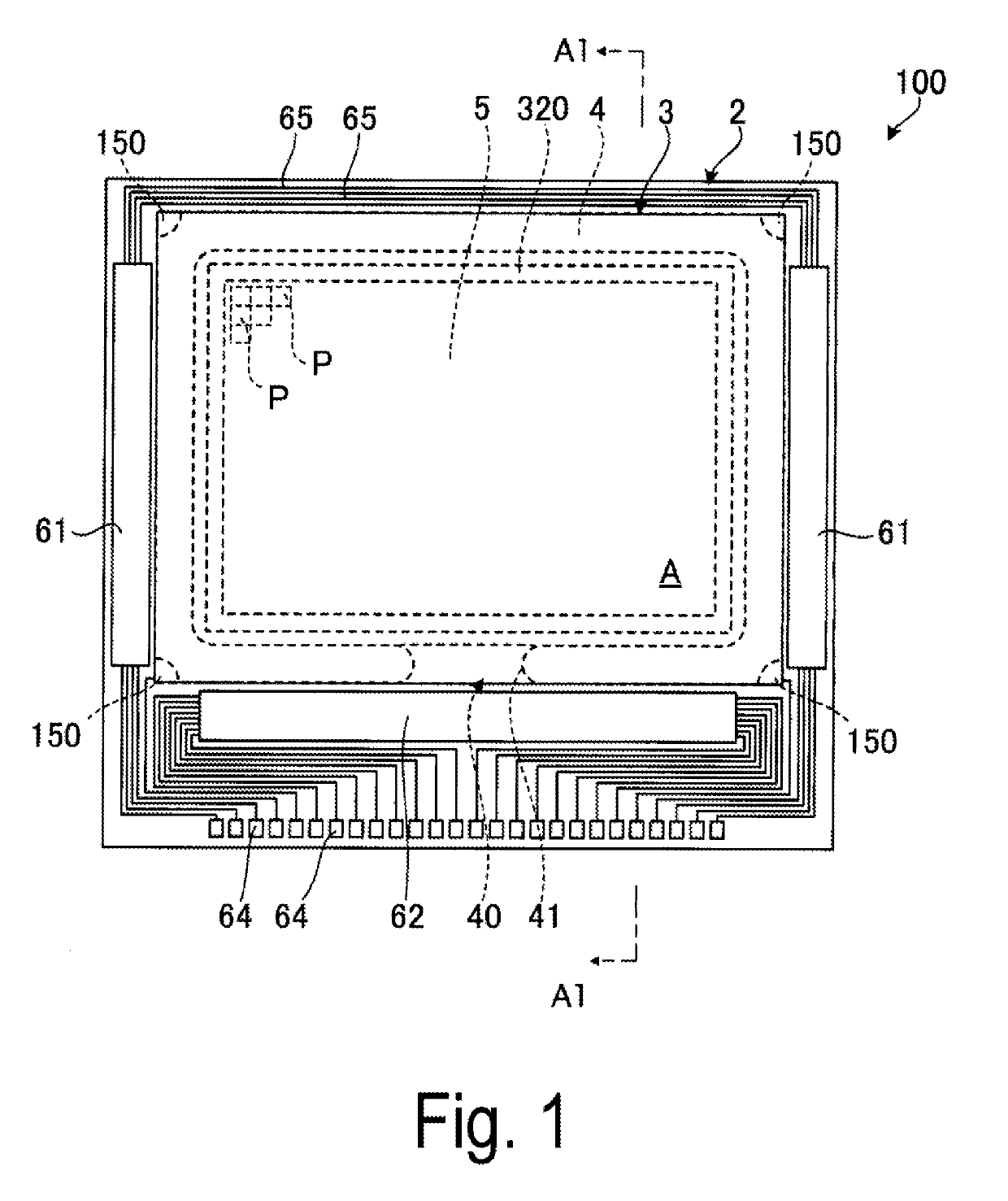 Transmissive-type liquid crystal display device and electronic apparatus