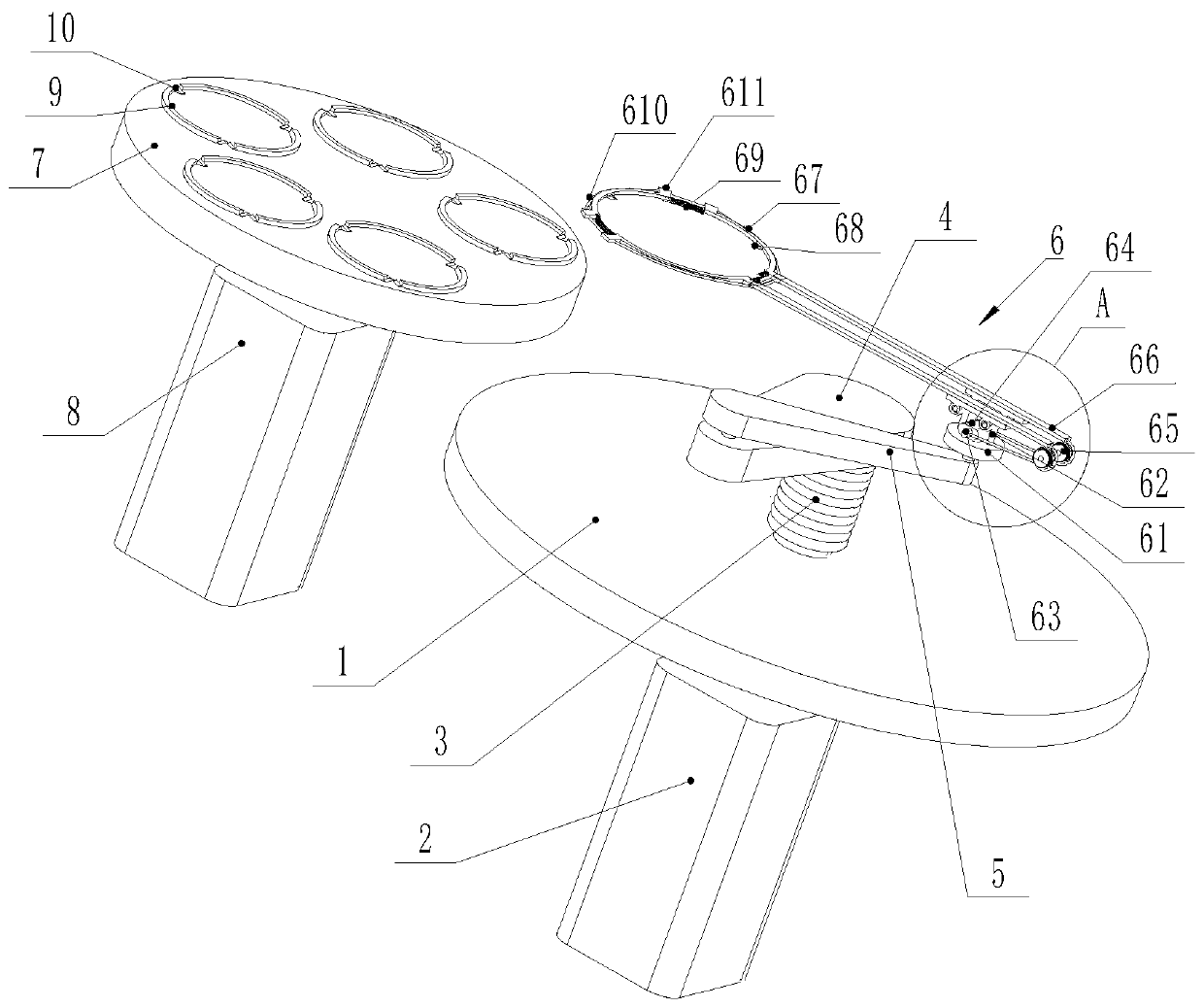 Transfer device of semiconductor wafer