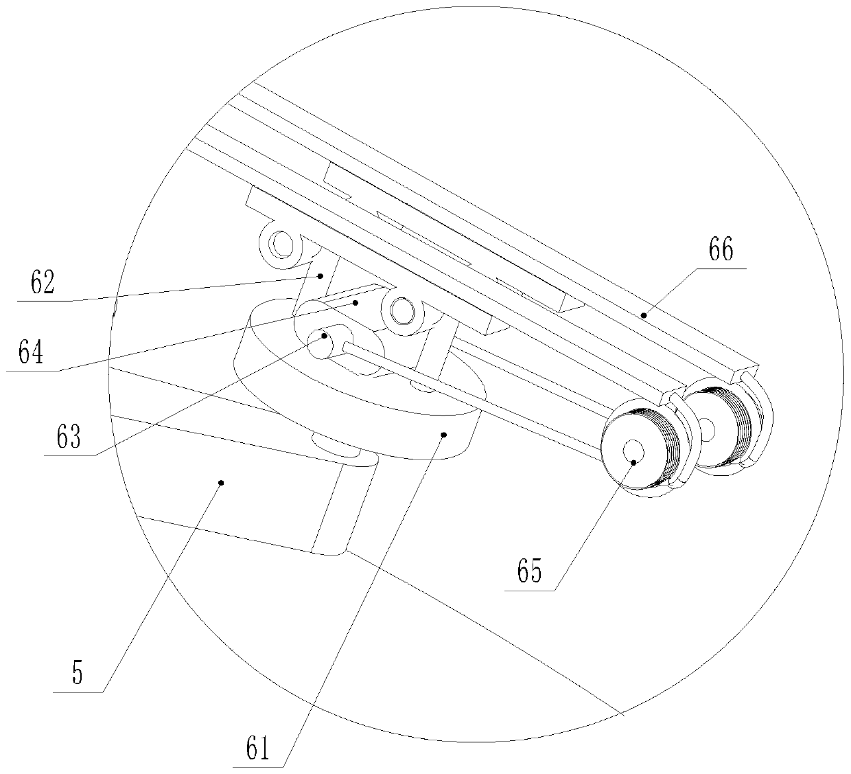 Transfer device of semiconductor wafer