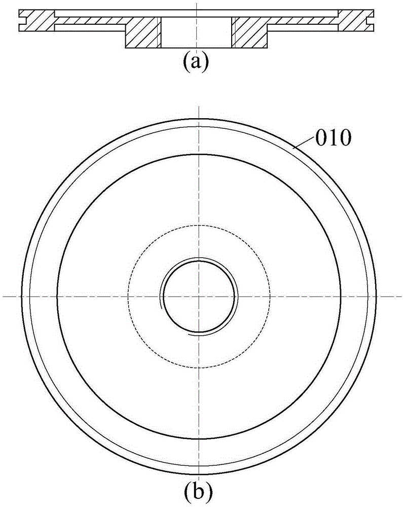 Rotary ultrasonic vibration excitation device and time-space phase tuning method