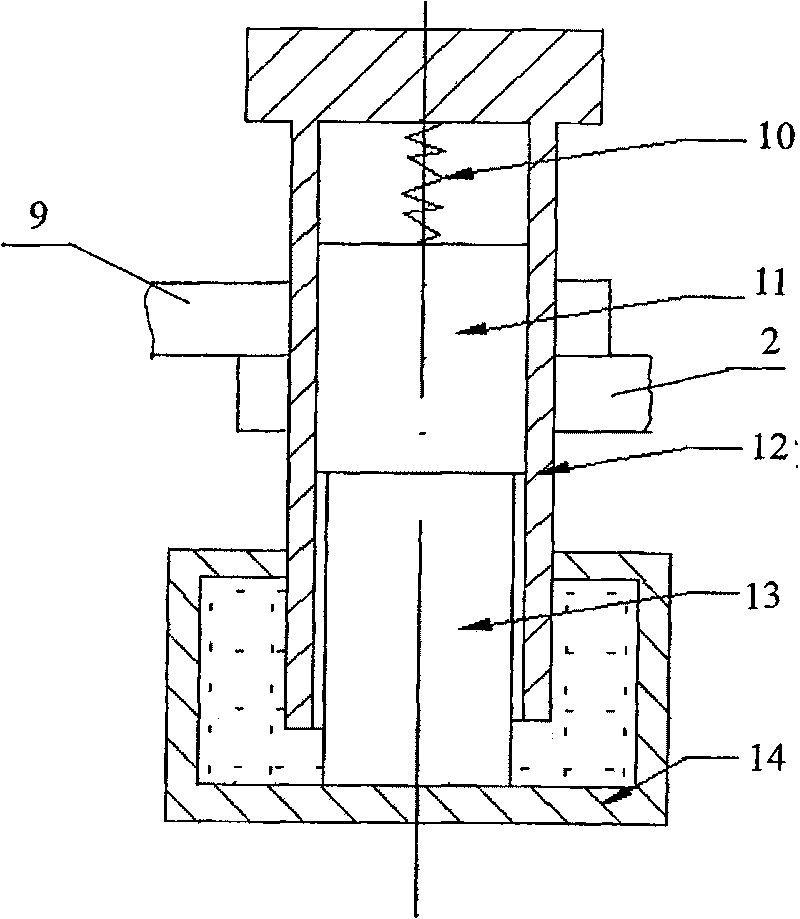 Fireproofing machinery folding device opened by deadweight