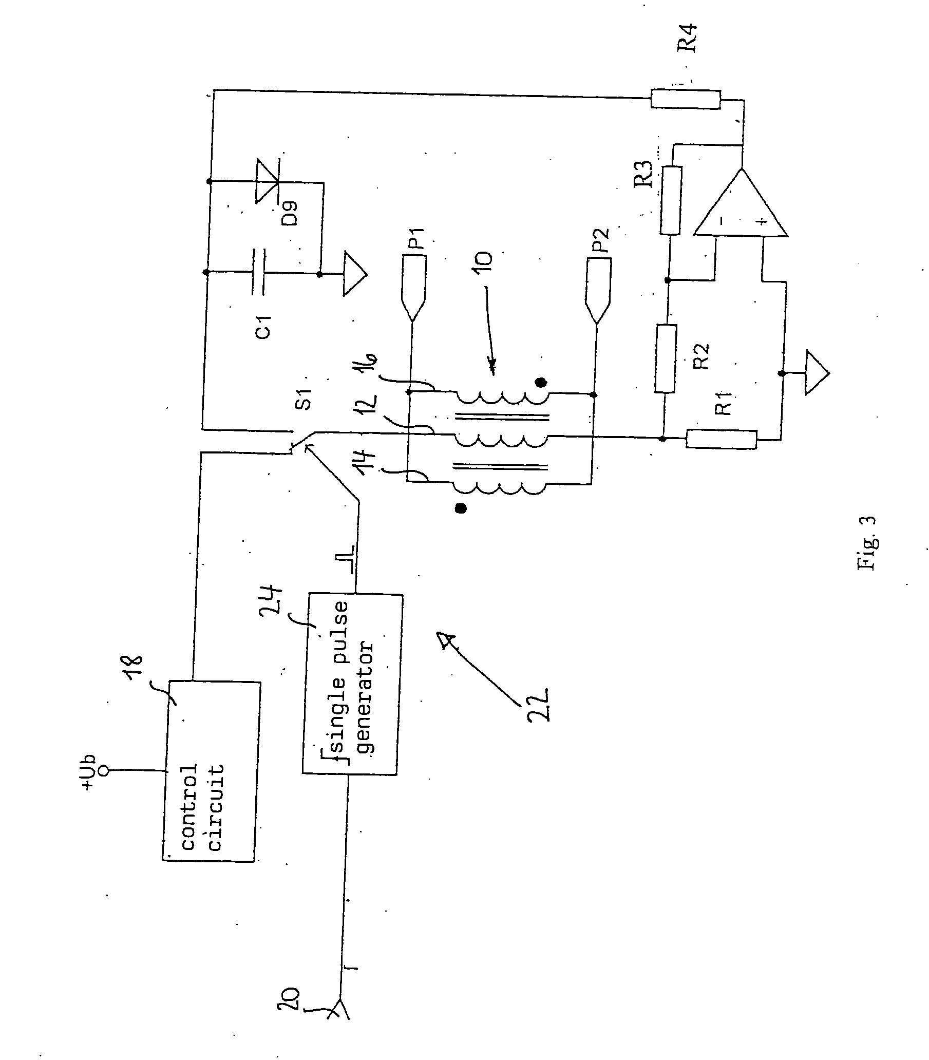 Means for controlling a coil arrangement with electrically variable inductance