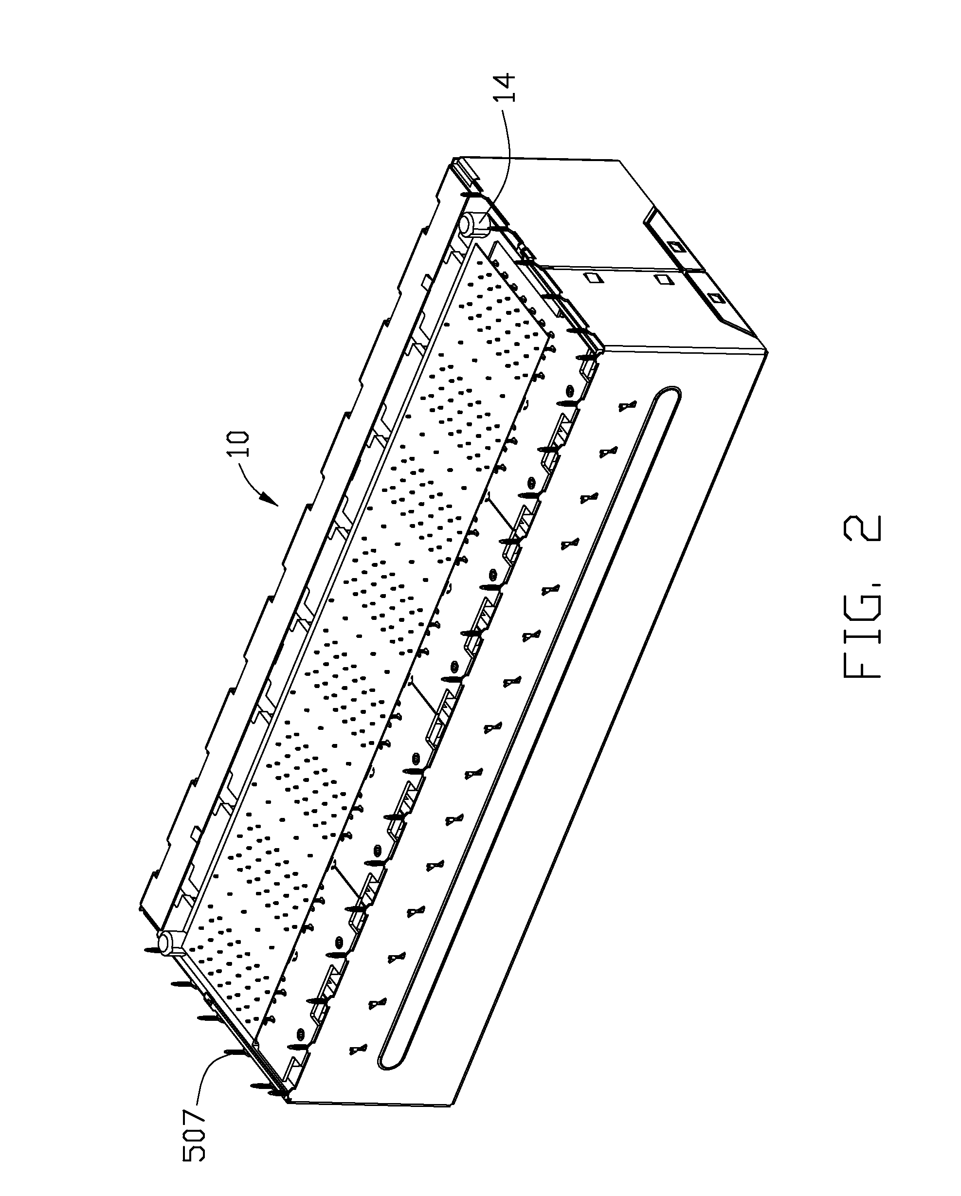 Electrical connector having position fixer for conductive terminals