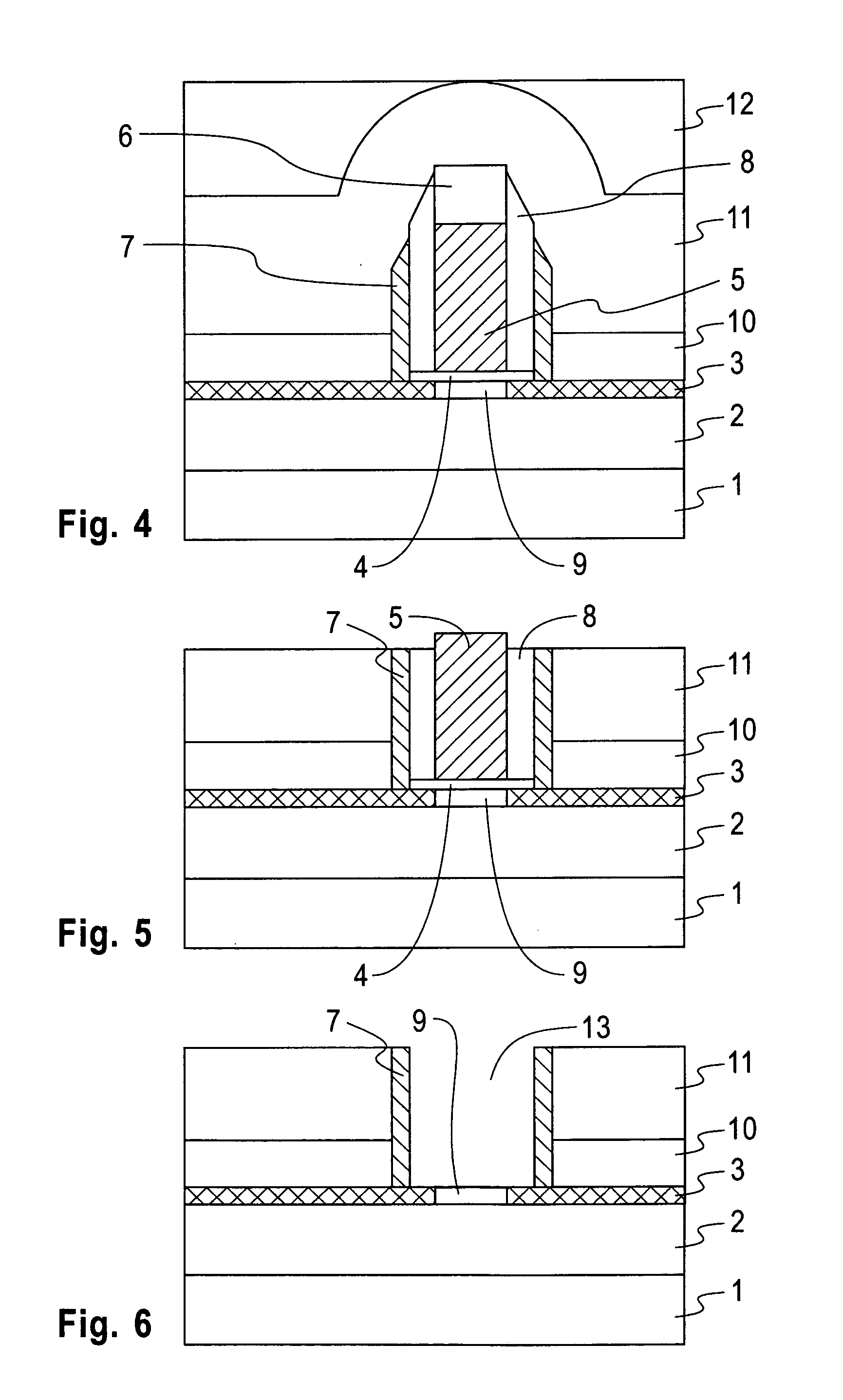 Damascene gate field effect transistor with an internal spacer structure