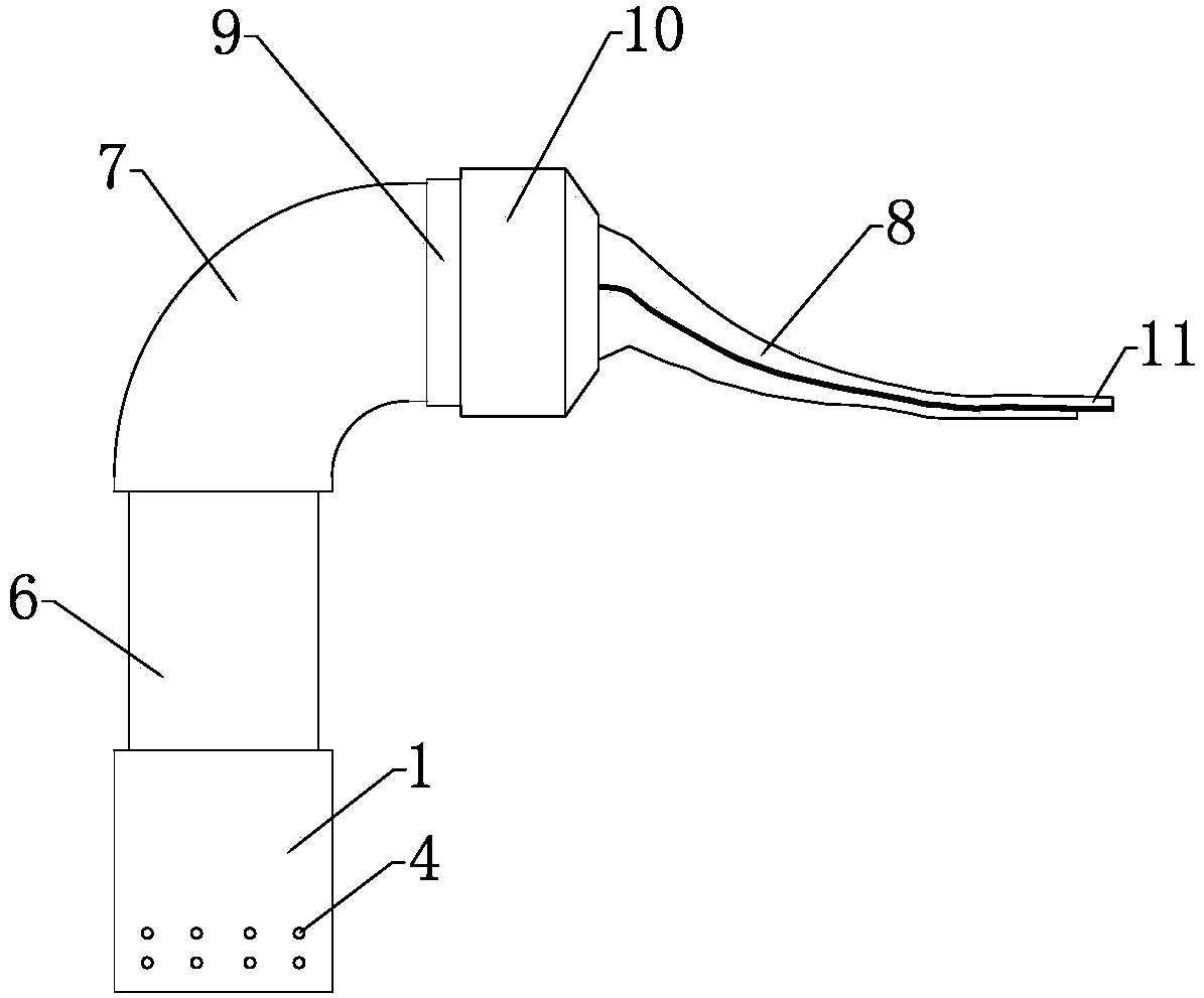 A two-wing type rubber and plastic soft belt type one-way automatic drain