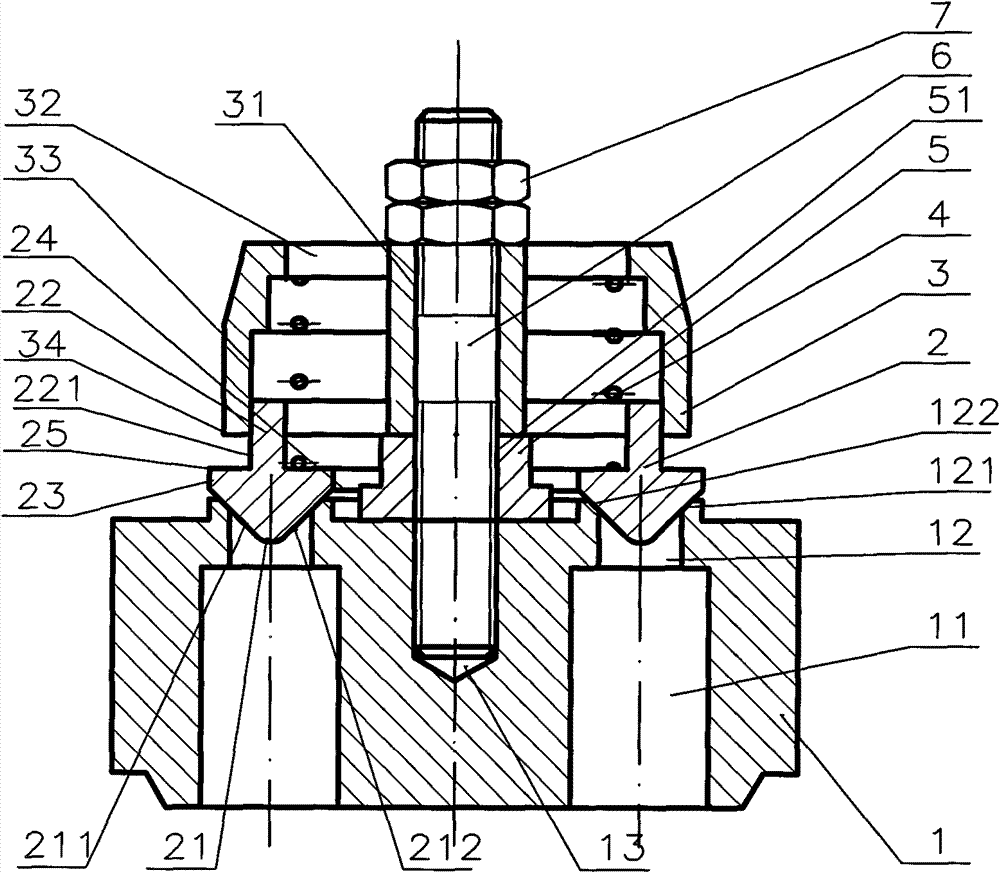 Double-runner cone valve
