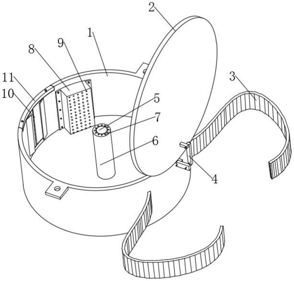 Special animal bite prevention device based on residual optical cable