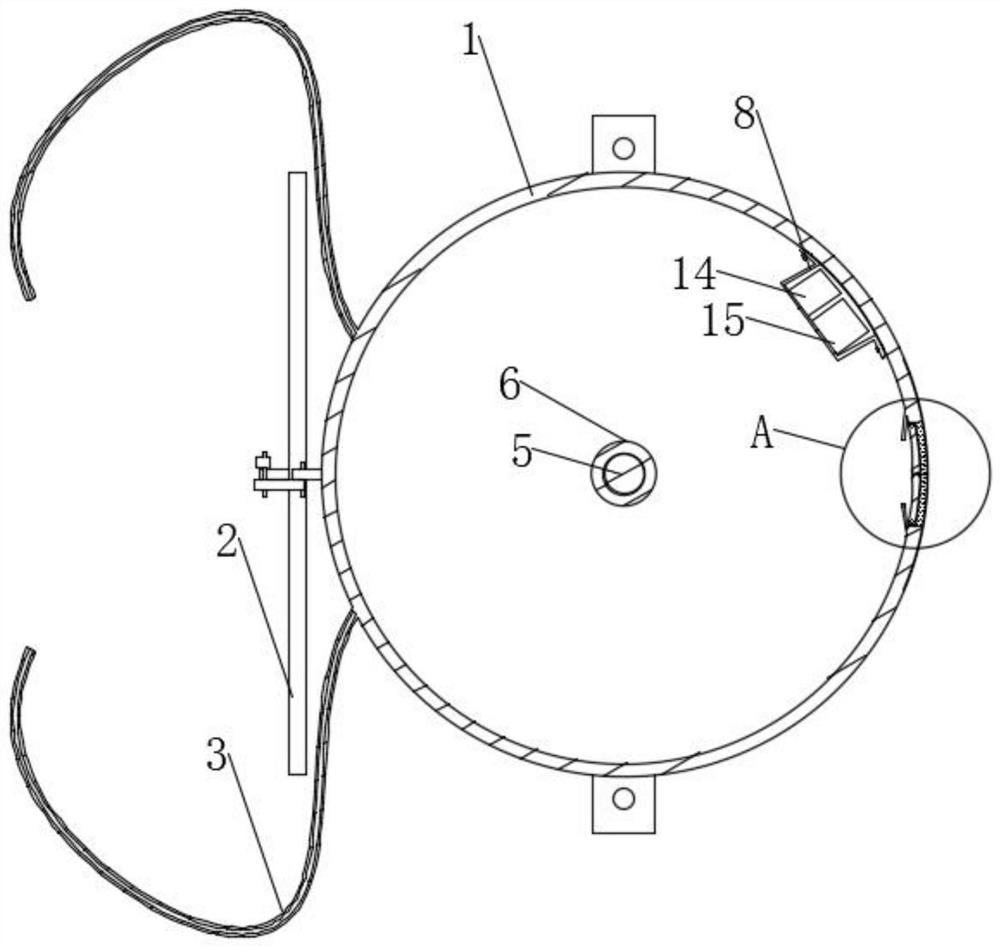 Special animal bite prevention device based on residual optical cable