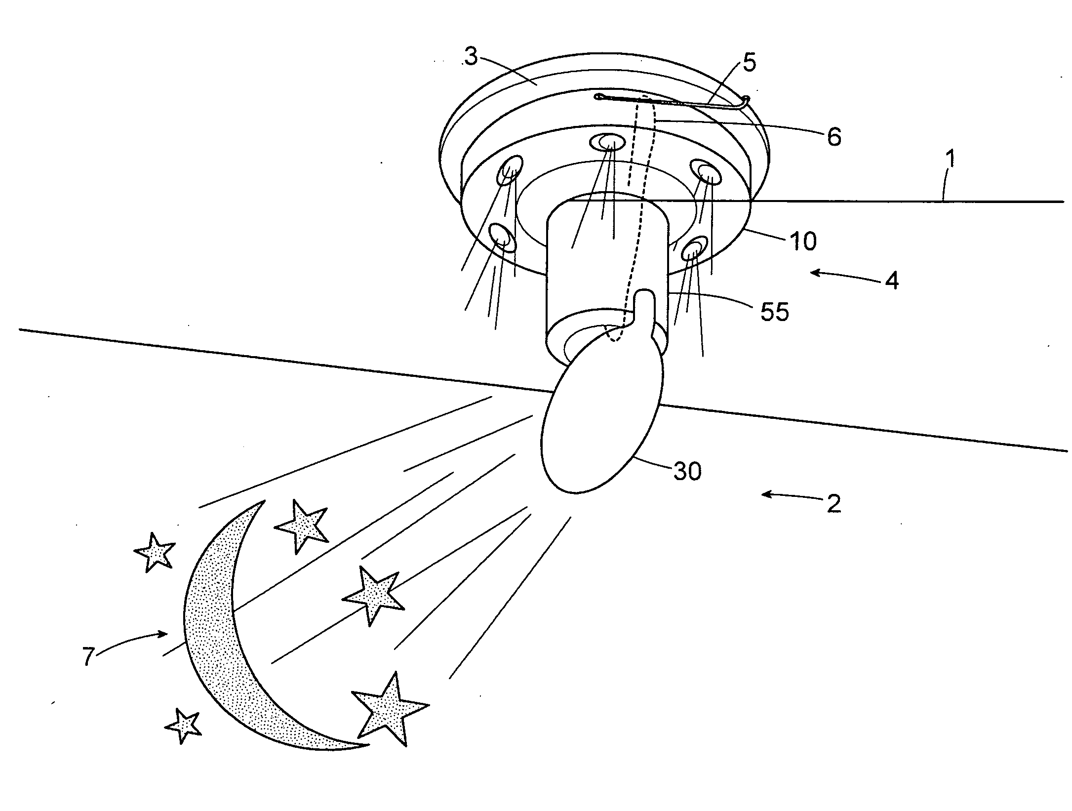 Light projector accessory for recessed lighting fixtures