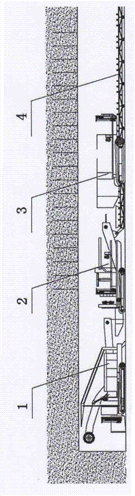 Transferring and anchor rod anchor cable supporting system