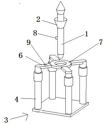 Rocket recycling device with thermal infrared imager