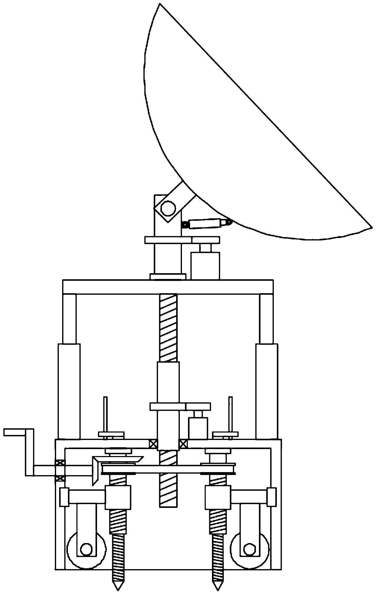 An adjustable multifunctional communication antenna