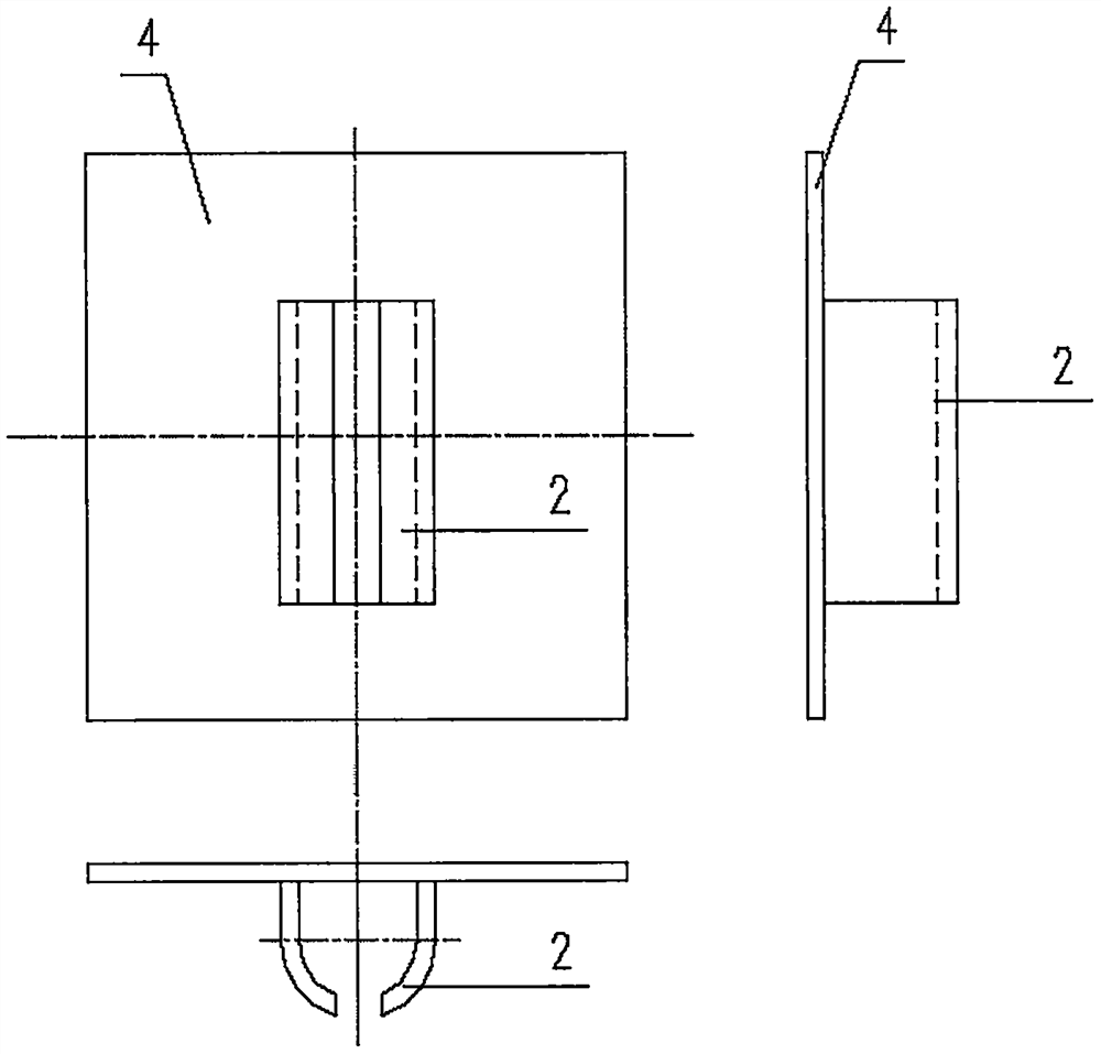 Hinge joint of additional elevator shaft and original structure through limiting fixing assembly and construction method