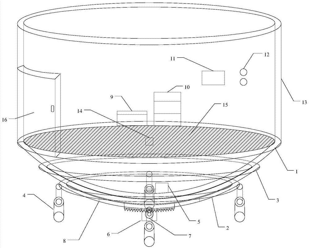 A hemispherical heavy-duty ship-borne medical stabilization platform based on fiber optic gyroscope