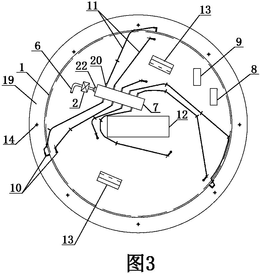 Volatile flux measuring device and method for volatile organic compounds of pollution site