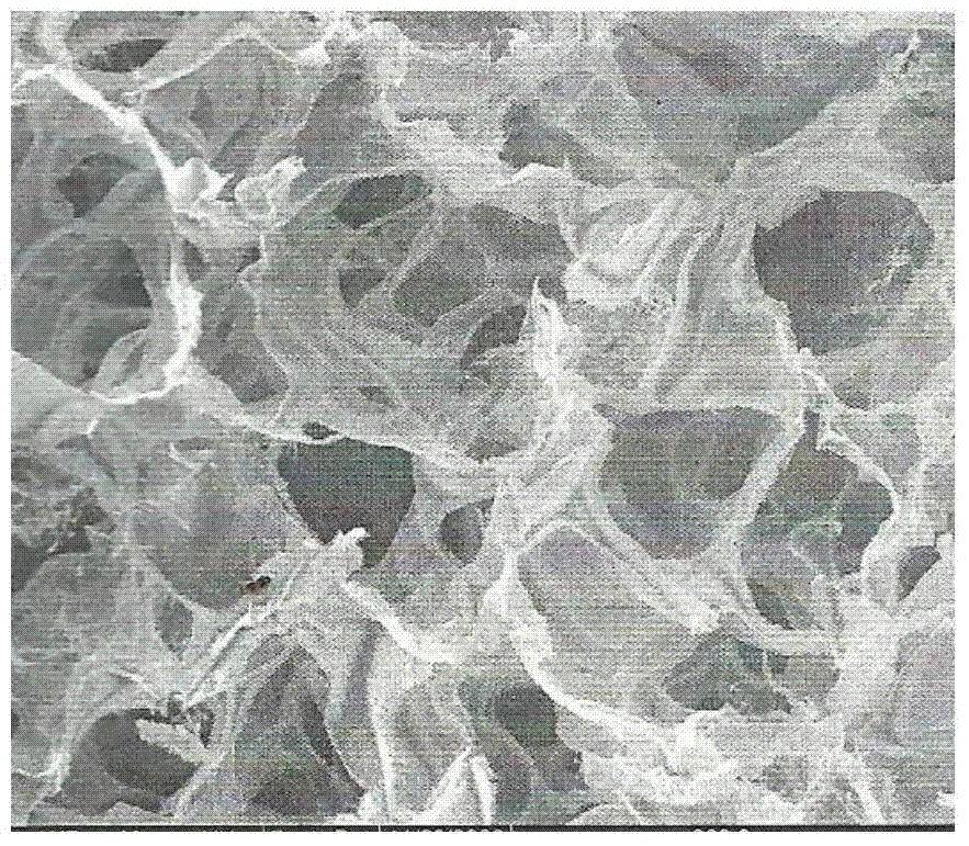 A preparation method of chitosan/hyaluronic acid/gelatin cross-linked composite porous scaffold